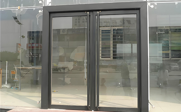 延安玻璃地弹门