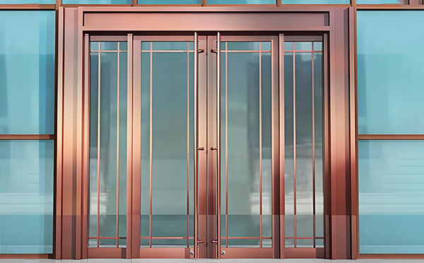 延安玻璃地弹门