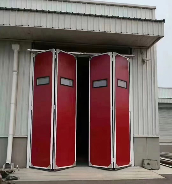 延安工业折叠门在大型装配车间出入口的应用实例